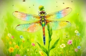 "Стрекоза" Басня Ивана Хемницера