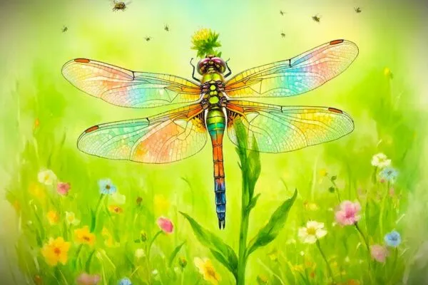 "Стрекоза" Басня Ивана Хемницера