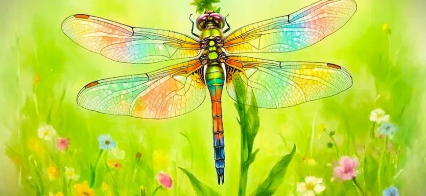 "Стрекоза" Басня Ивана Хемницера