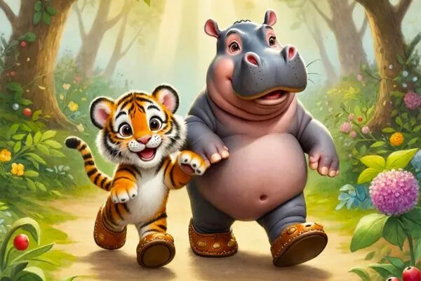 Босолапки на кожаном ходу