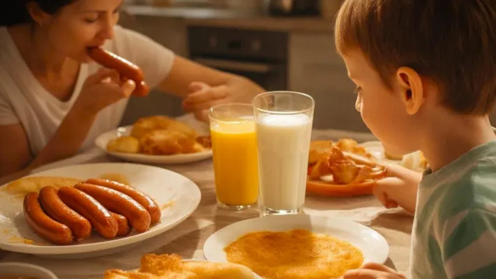 Короткие рассказы "Как мы завтракали"