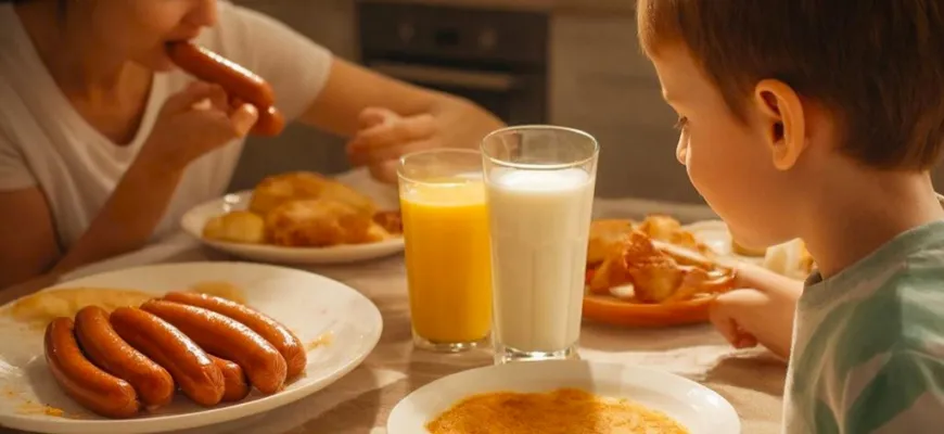 Короткие рассказы "Как мы завтракали"