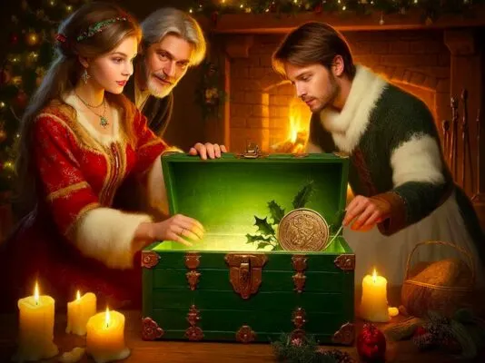 Рождественский рассказ "Тайна зелёного сундука"