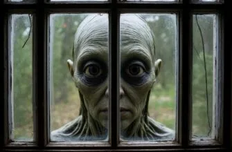 Голова в окне