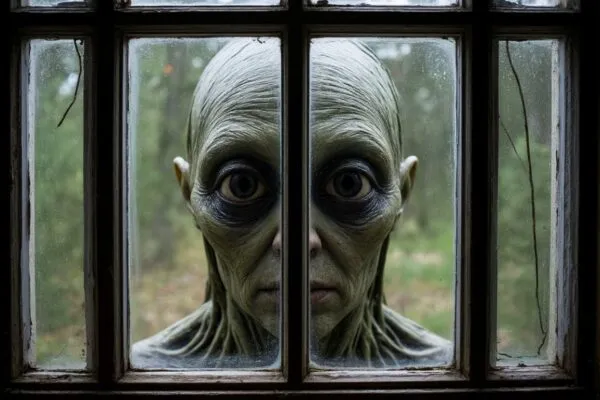 Голова в окне