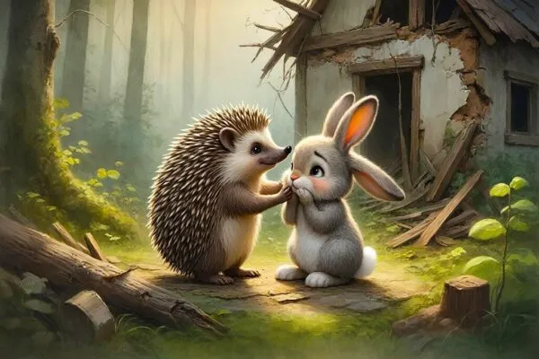 История о заблудившемся Крольчонке