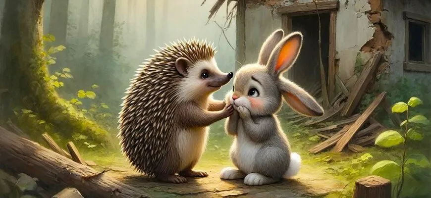 История о заблудившемся Крольчонке