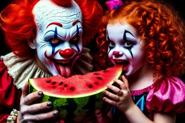 Злой Клоун и Арбуз