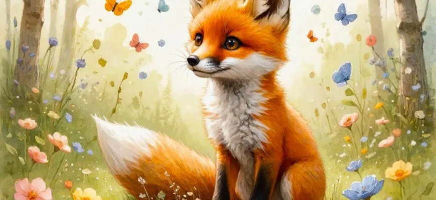 Лисёнок и потерянная пуговица