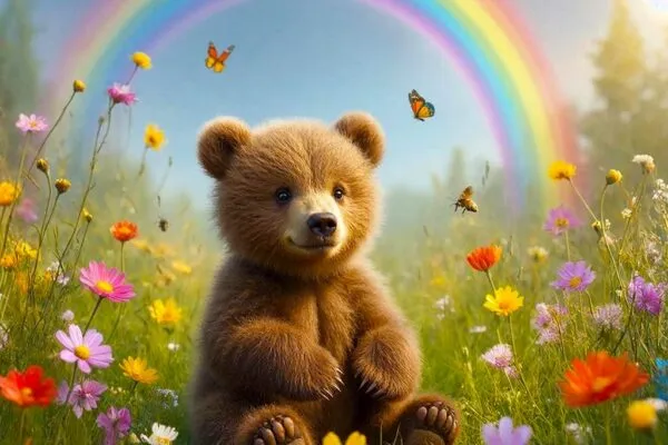 Медвежонок и Поющая Радуга