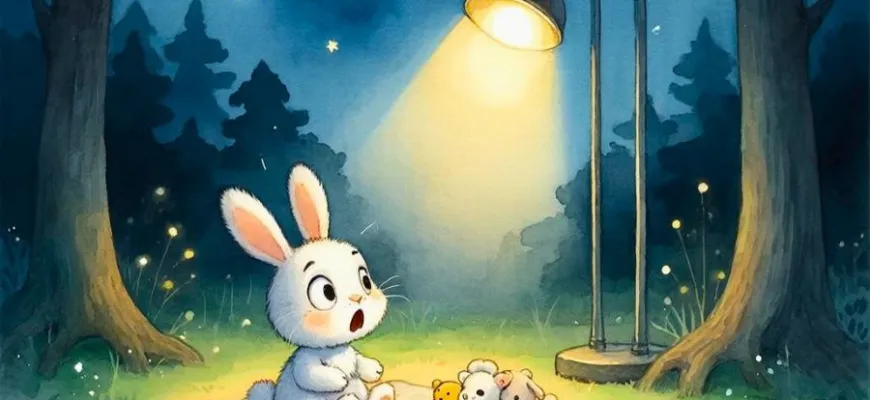 Зайчонок Ушастик,который боялся темноты