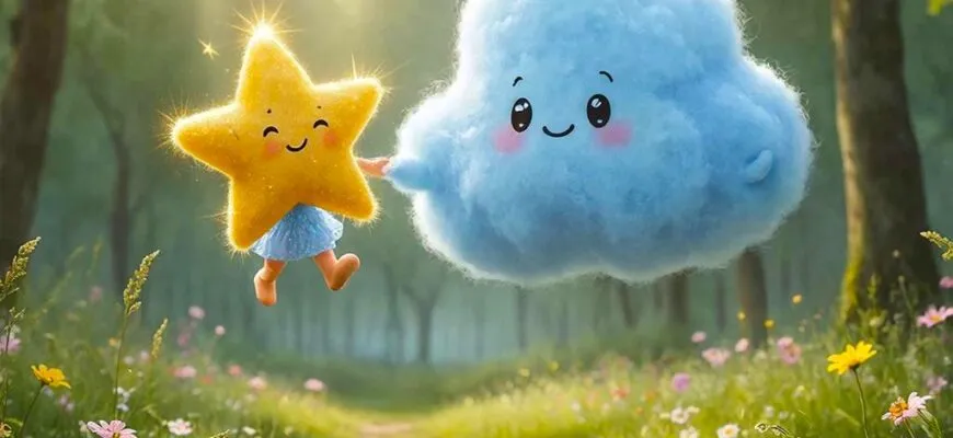 Пушистый Облачко и Звездочка