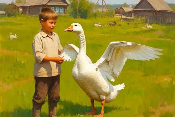 "Белый гусь" Читать рассказ Евгения Носова