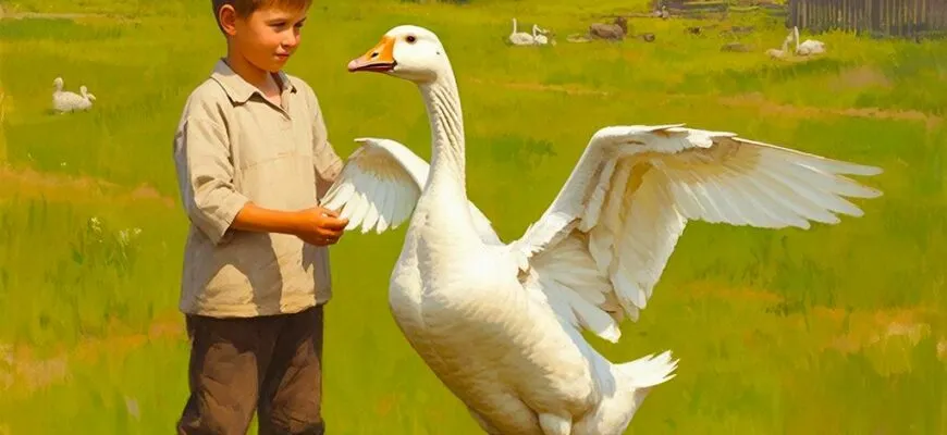 "Белый гусь" Читать рассказ Евгения Носова