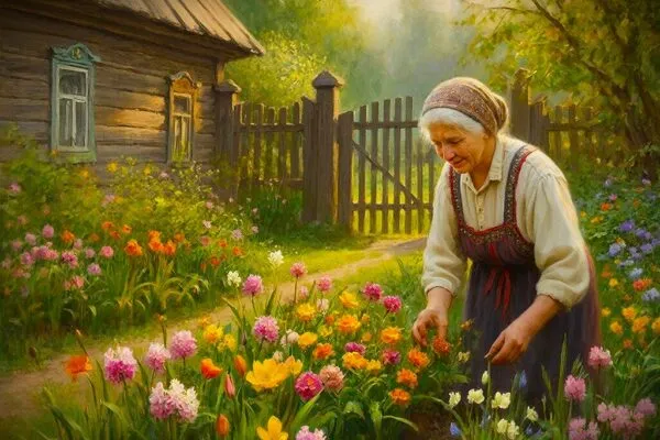 Бабушка Анна-Цветы для тишины