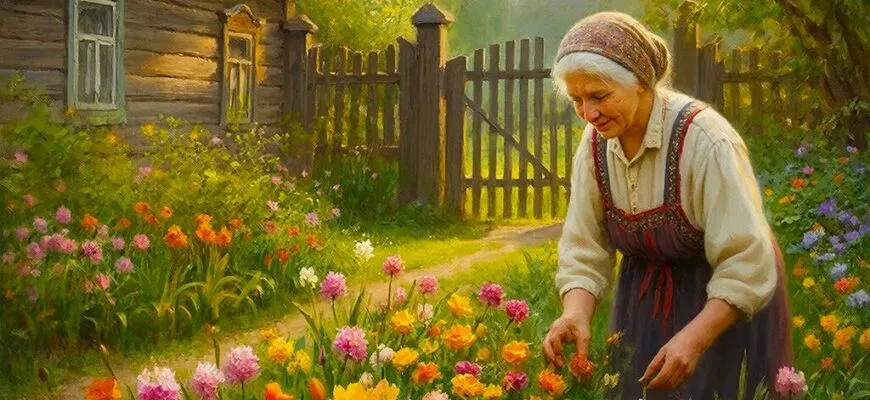 Бабушка Анна-Цветы для тишины