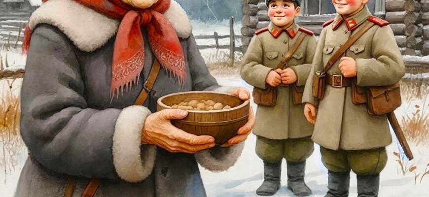 Баба и два солдата