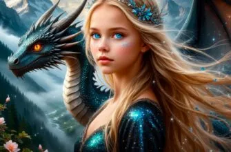 Сказка о Дитя с волосами цвета Луны и Огненном Сердце