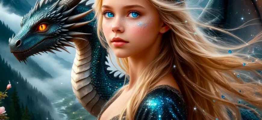 Сказка о Дитя с волосами цвета Луны и Огненном Сердце