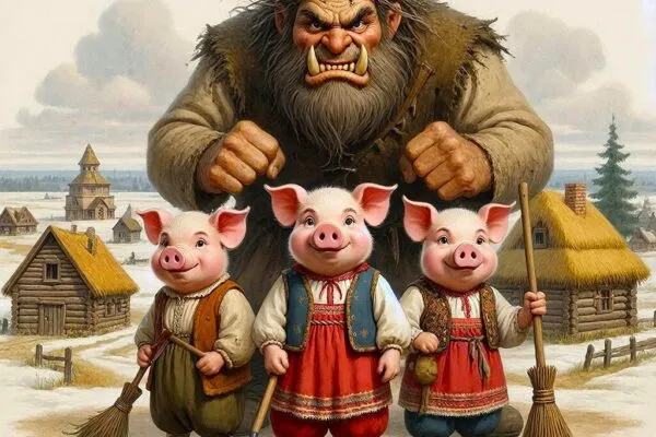 Сказка о Трёх Поросятах и Тролле