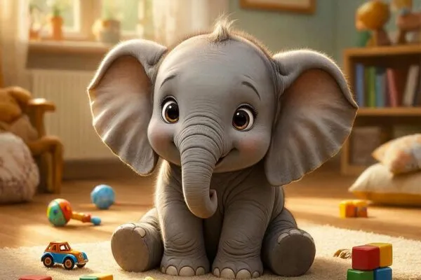 Слонёнок, который любил рисовать