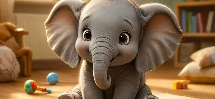 Слонёнок, который любил рисовать