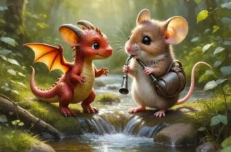 Смелый Мышонок и Дракончик