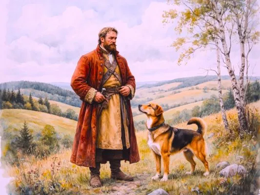 Барин и собака Русская сказка