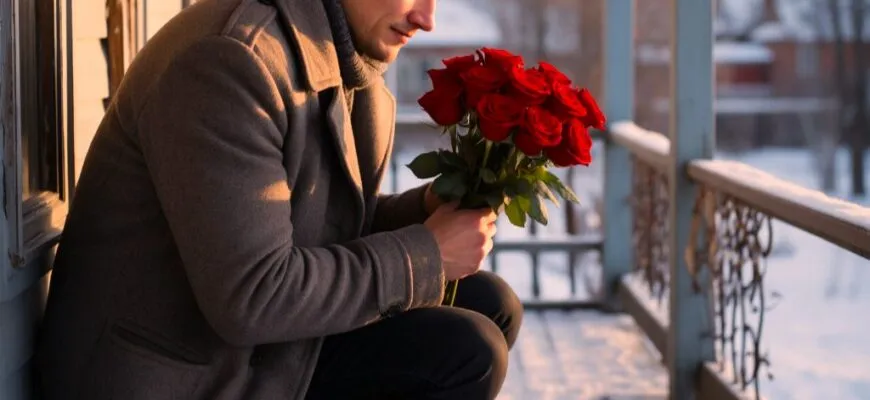 Алые Розы Цветы которые не растут Зимой