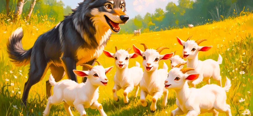 Волк и Козлята-Сказка русская народная