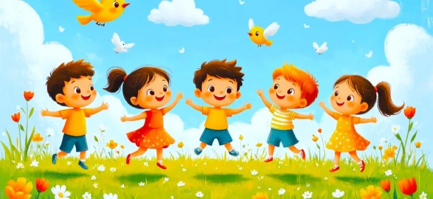 15 Коротких Стишков про Весну для Малышей