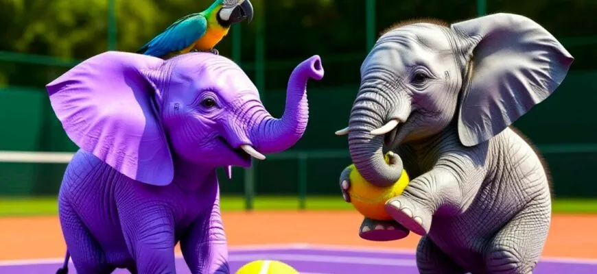 Сказка Фиолетовый Слон