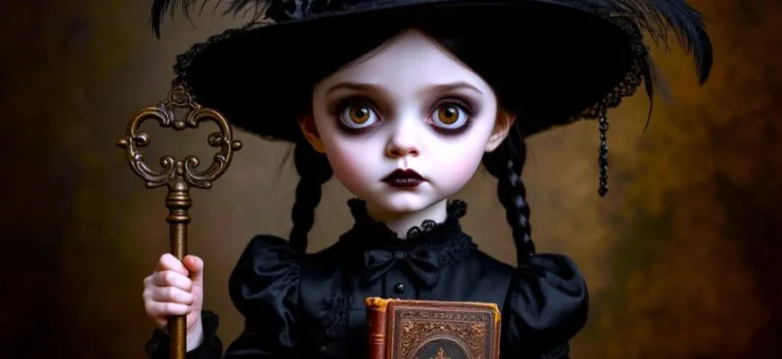 Уэнзди Аддамс "Ключ к Дому Скорби"