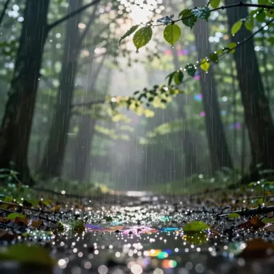 Стих: Весенний дождь