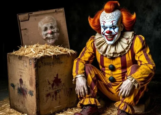 Клоун-подарок кошмара/ Читать страшную историю Ужас на ночь(21+)