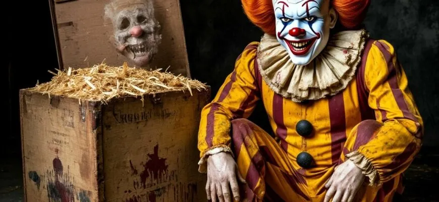 Клоун-подарок кошмара/ Читать страшную историю Ужас на ночь(21+)