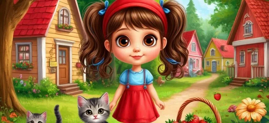 Сказка про девочку Катю и волшебный цветок