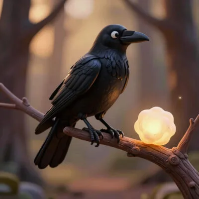 Весёлая сказка «Пластилиновая ворона и волшебный комочек» Читать онлайн