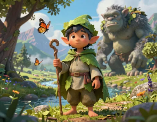 Волшебная сказка про маленького Мука и тролля