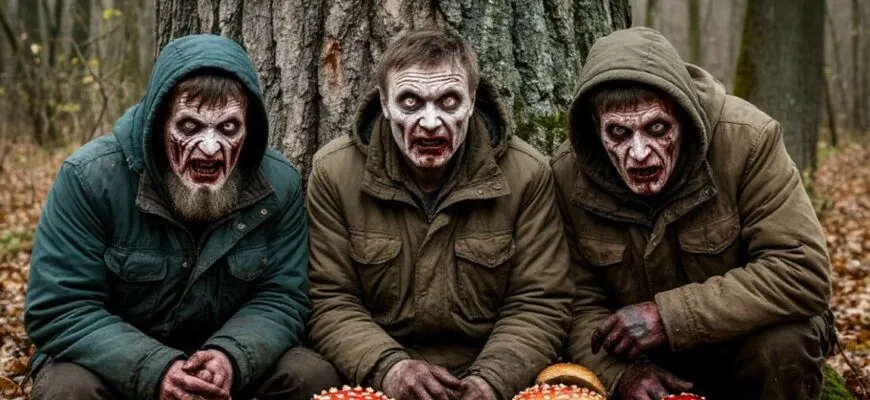 "Грибник смерти" Страшная реальная история про лес Читать взрослым (21+)