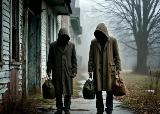 Читать страшный короткий рассказ Старики с мешками