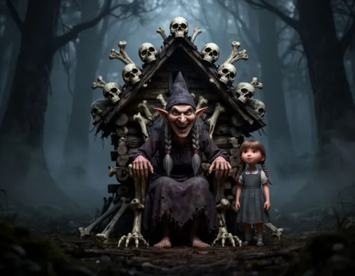 Сказка про злую Бабу‑Ягу и добрую девочку Веру