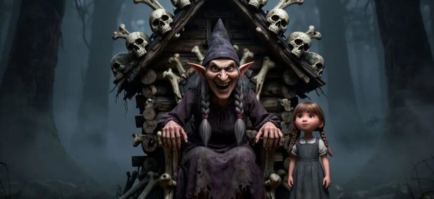 Сказка про злую Бабу‑Ягу и добрую девочку Веру