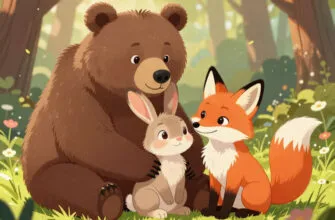Сказка «Дружба медведя, зайчика и лисёнка»