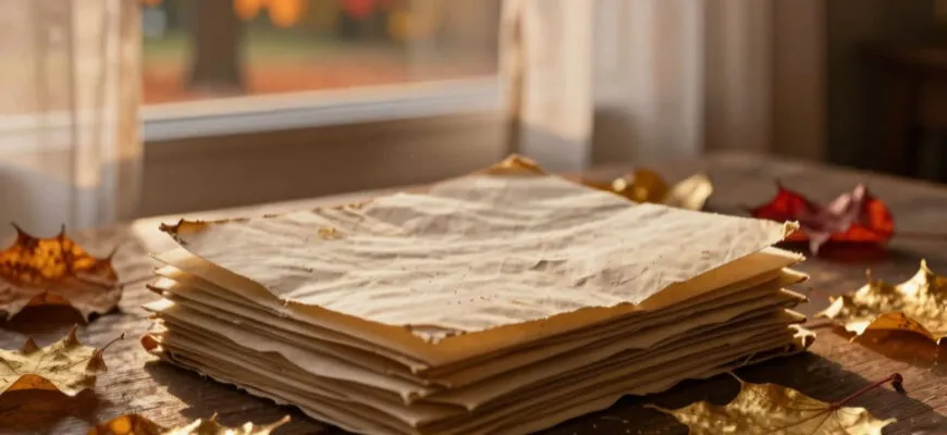 Русские рассказы о любви «Осенние письма»