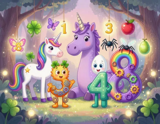 Сказка про цифры для детей 4-6 лет Читать онлайн