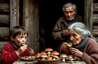 Грибная отрава.Страшный рассказ читать на ночь про лес