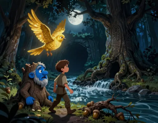 Сказка о храбром мальчике и волшебной птице
