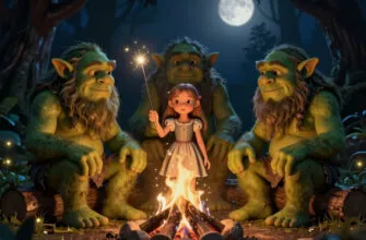 Сказка про трёх троллей и Дюймовочку