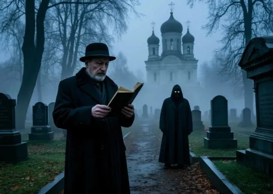 Водка для призрака.Читать реально страшную история про кладбище